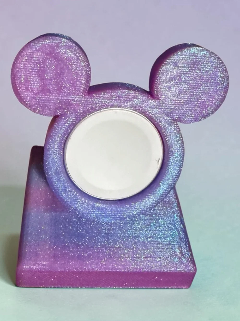 Purple and Blue Disney Inspired Apple Watch charger stand (charger not included)